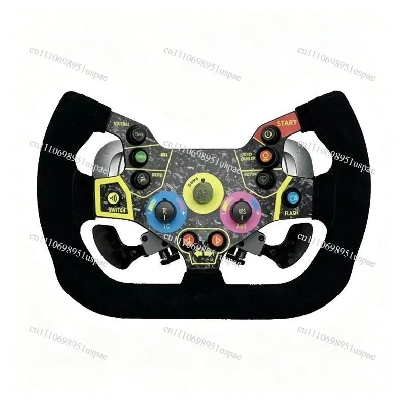 For Aston Martin Style Custom Racing Simulator Steering Wheel Compatible with Simucube Carbon Fiber Formula Wheel Rim