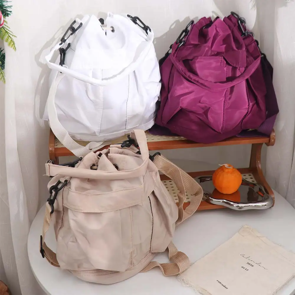 

Портативная женская сумка на шнурке в корейском стиле, большая вместительная сумка через плечо для телефона, регулируемая однотонная сумка на плечо