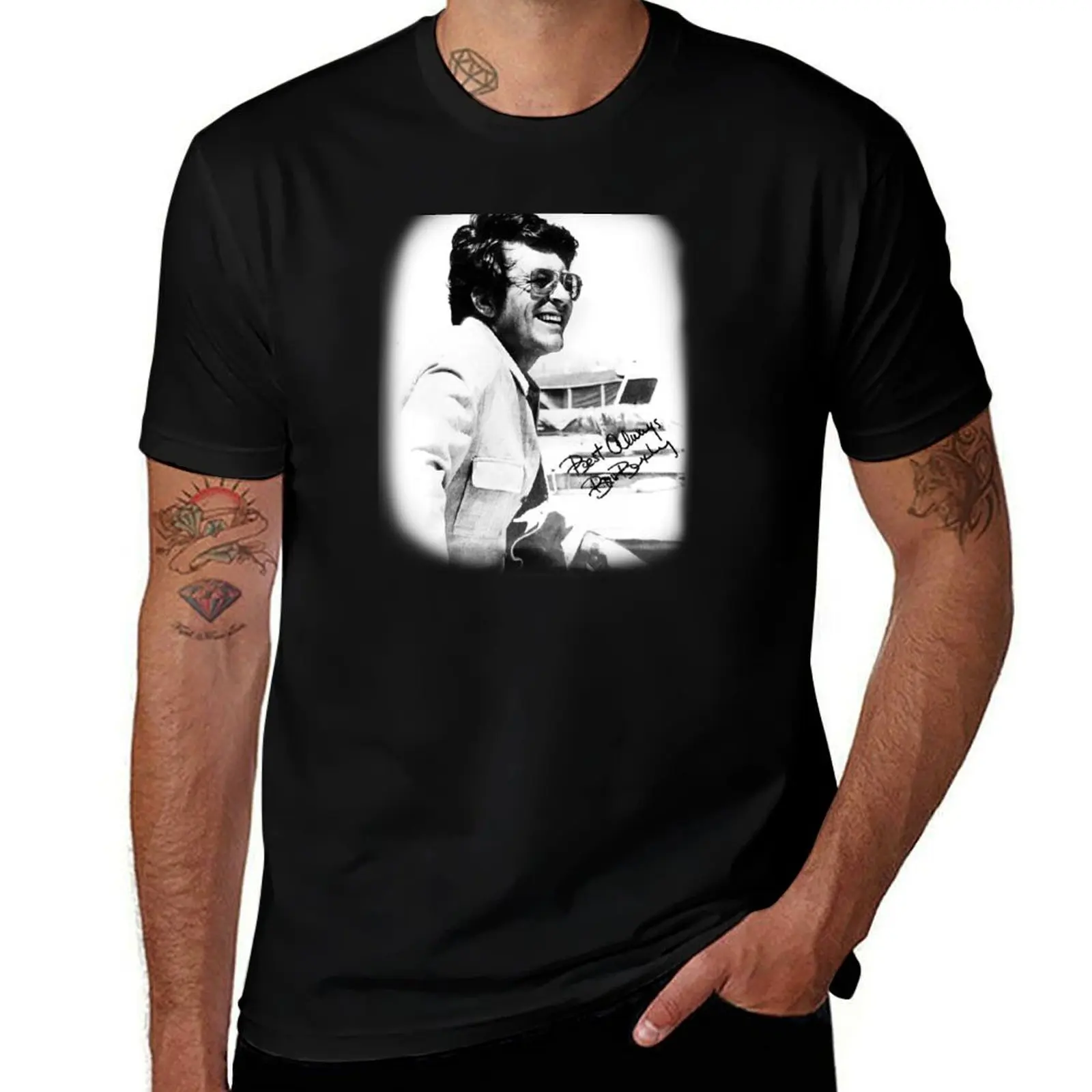 Футболка BEST ALWAYS, BILL BIXBY, базовая, с круглым вырезом и короткими рукавами