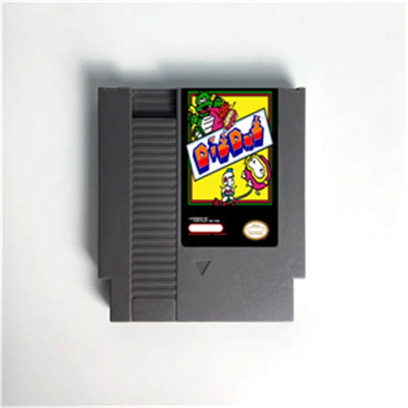 Dig Dug 1 Game Cart for 72 Pins Console NES