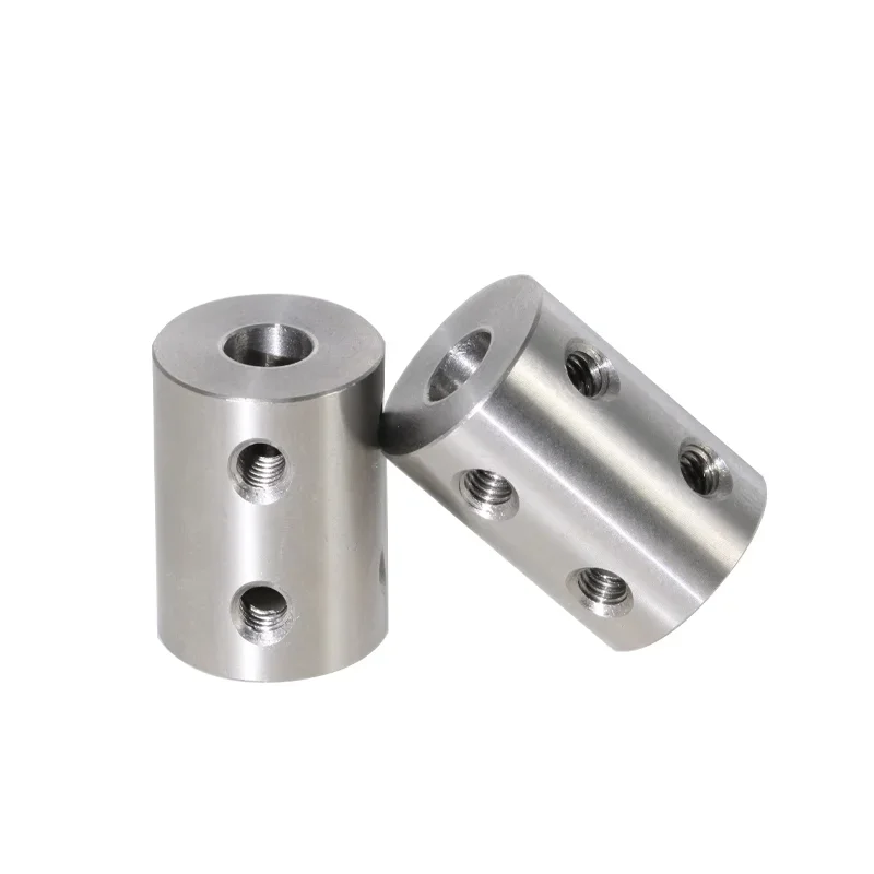 D16/D18L22 4mm/5mm/6mm/7mm/8mm/9mm/10mm/12mm Stainless Steel Coupling Double-hole Rigid Coupling Connector Transmission Adapter