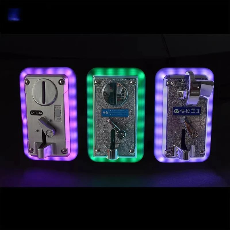 Colorful LED Coin Operated Game Machine Decorative Frame for Arcade Claw Machine Accessories Durable and Sturdy LED Lights