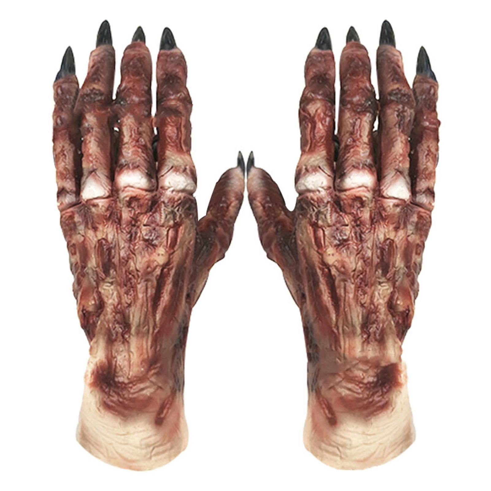Latex Gloves Zombiese Mummies Hands Kid Adult Version Gloves Ghost House Chamber Halloween Easter Carnival Party Decoration Gift - Image 6