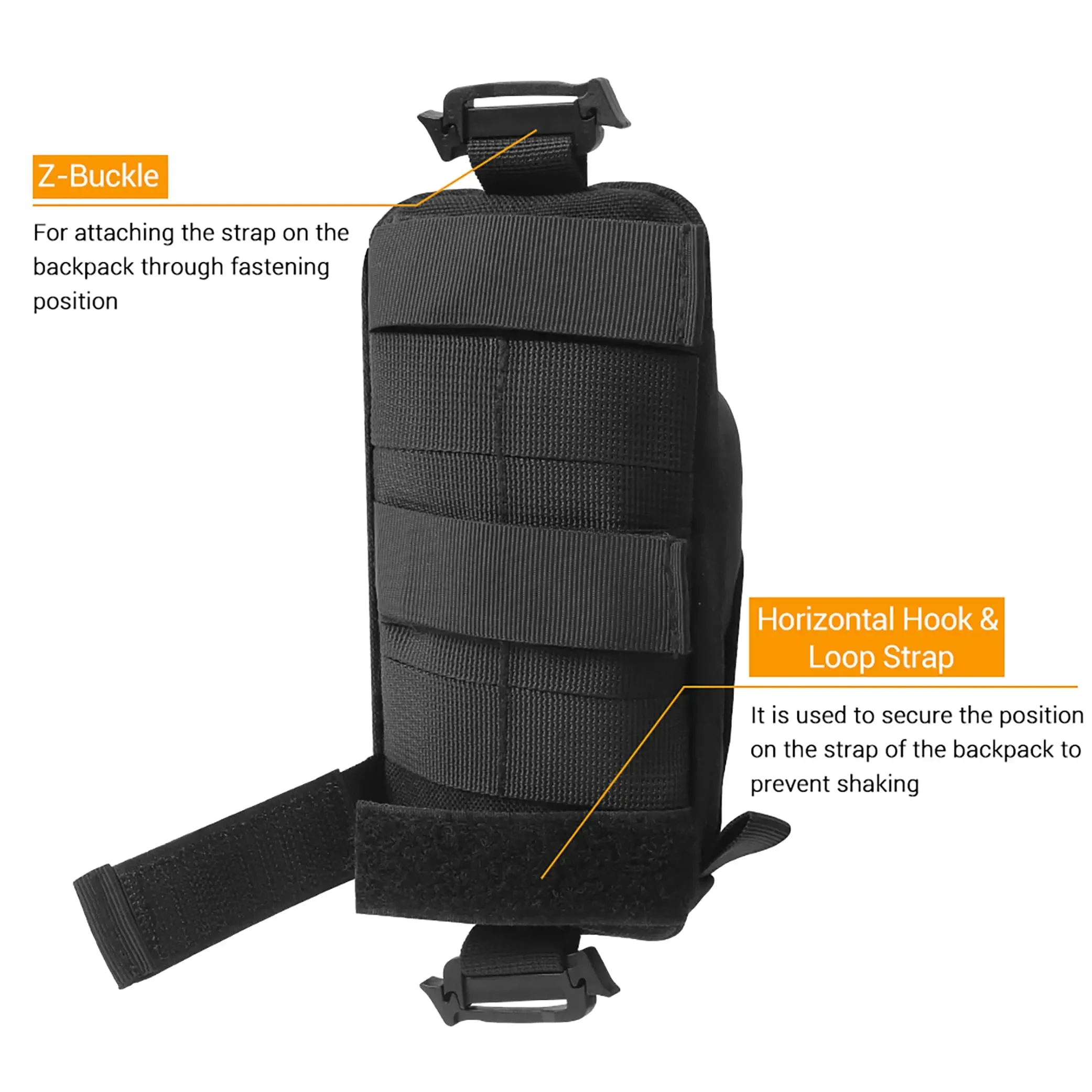 Hunting Backpack Strap Pouch Molle Accessory Pocket Multifunctional EDC Tool Bags for Belt Outdoor Sport Climbing Cycling Hiking