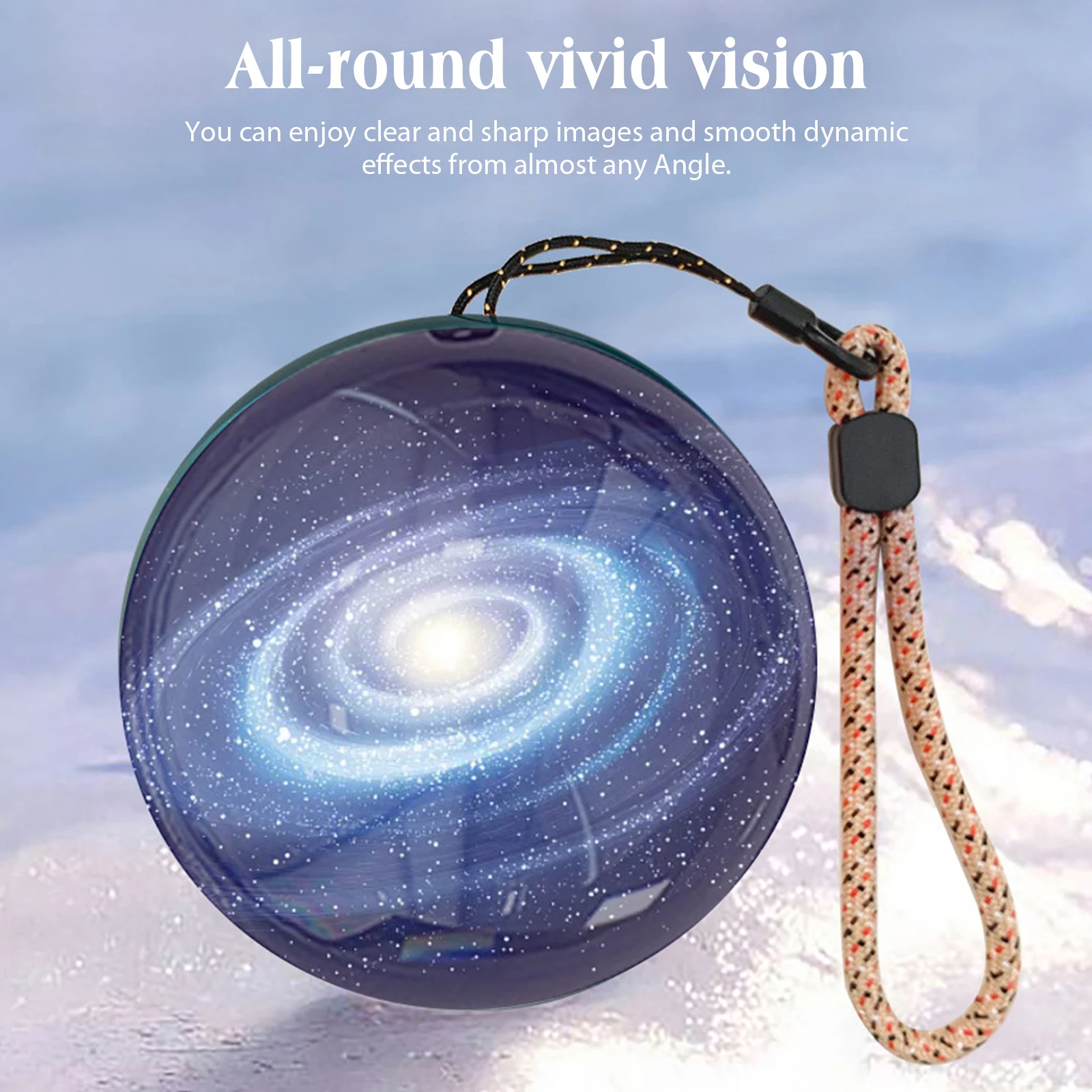 3D Video Crystal Ball Multicolor Base Upload Videos Photos Memory Sphere Lamp Gift for Birthday Wedding Xmas Valentine