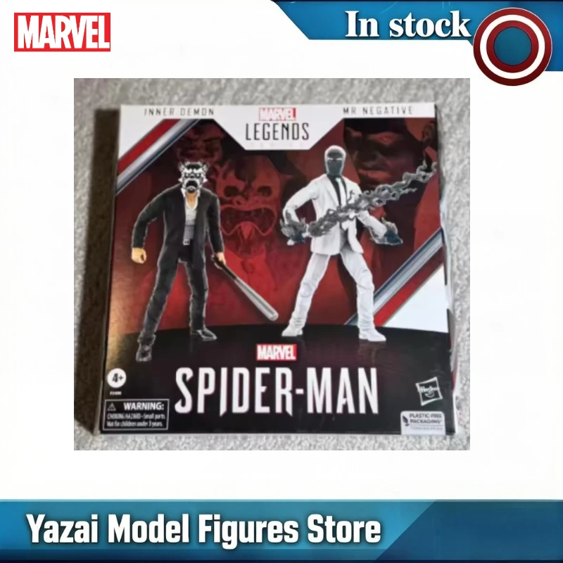 

Оригинальная серия Marvel Legends: Фигурки Человека-паука INNER DEMONM и MR.NEGATIVE, модель игрушек, подарок