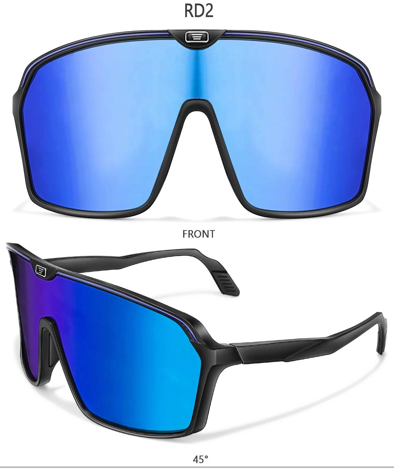 UV400-Angel-Sonnenbrille mit großem Rahmen, winddicht, Outdoor-Sport-Sonnenbrille für Männer und Frauen, Radfahren, Camping, Wandern, Fahren – Detail 8