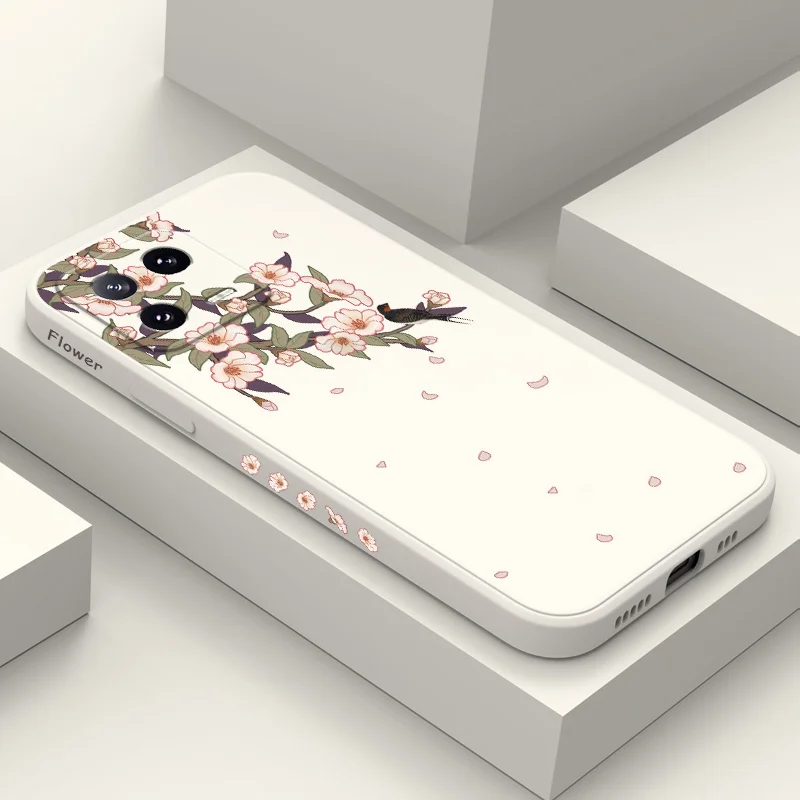 

Fairy Dream Branch Phone Case For Xiaomi 17 15 15T 14 14T 13 13T 12 12X 12T 12S Mi 11 11T 10 10T Pro Max Lite Liquid Silicone Co