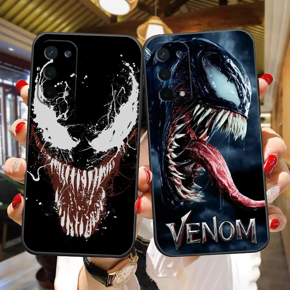 The Marvel Villain Venom Case For OPPO A9 A15 A16 A17 A38 A53 A54 A55 A57 A60 A71 A73 A74 A76 A778 A92 A93 A94 A98 Case Funda