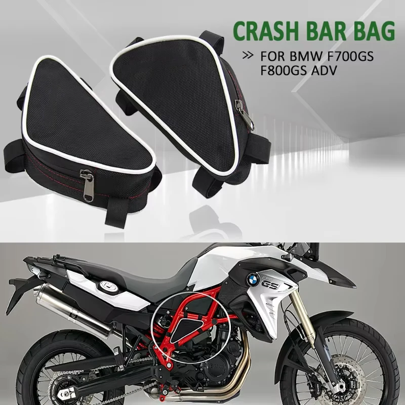 

FOR BMW F800GS F700GS Adventure Motorcycle Toolbox Frame Crash Bar Bags Tool Placement Travel bag Saddle Bag F 800GS F 700GS ADV