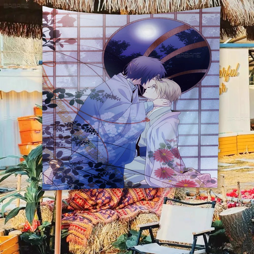 Natsume Yuujinchou Family Gatherings Outdoor Atmosphere Flags Camping Decorations Banners