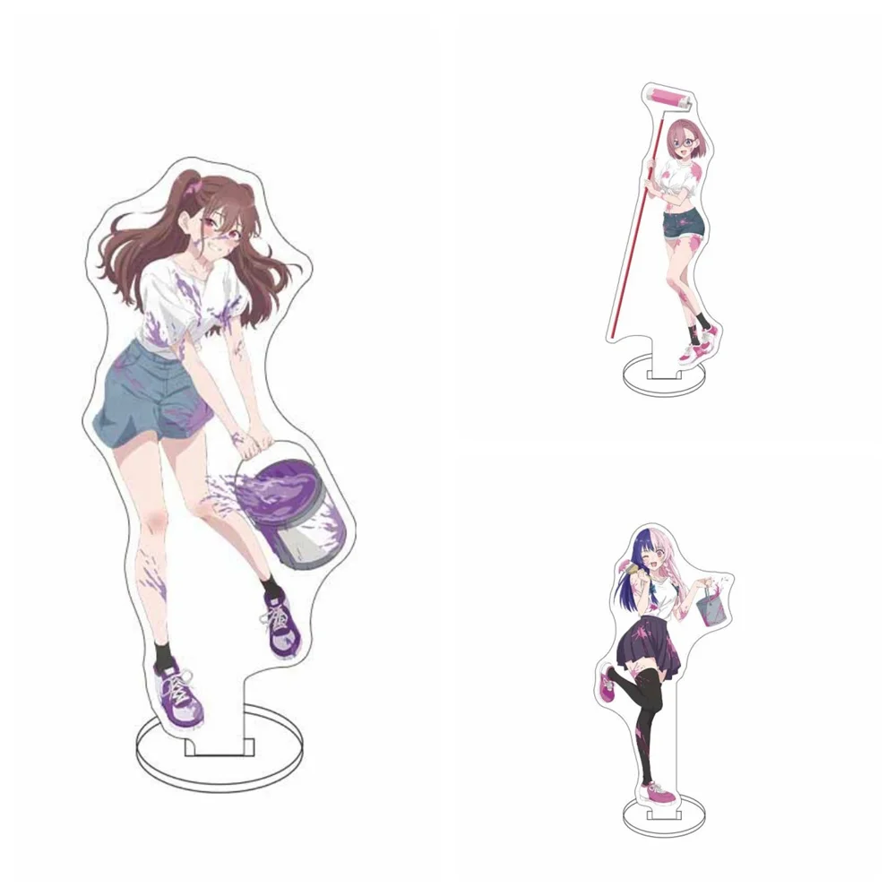 15CM Anime The allure of 2.5 dimensions Acrylic Keychain  Charm Characters Ornament Accessories Goods Collection Gifts