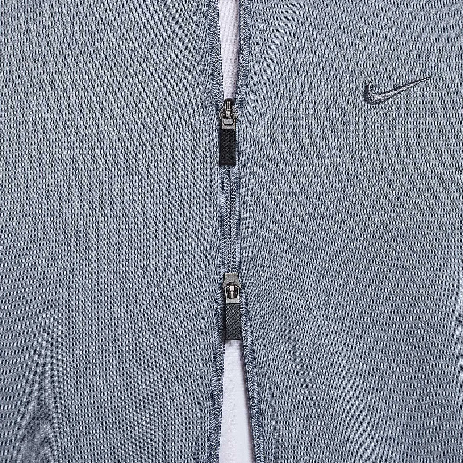 Giacca da corsa da allenamento con protezione solare con cappuccio da uomo originale Nike Dri-FIT FZ0968-065