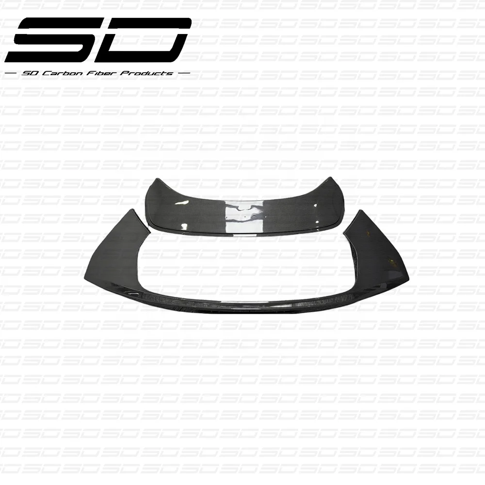 Rear Spoiler Body Kits Carbon Glossy Car Body Kit For Fer-rari Sf90 Sd Style Car Accessories