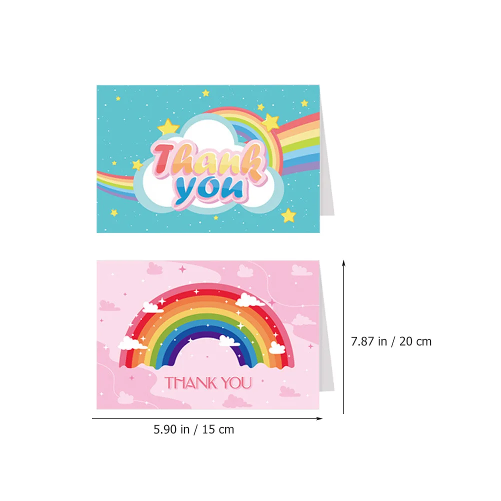 

6 Pcs You Card Foldable Greeting for Teachers Gifts Teacher Appreciation Holiday Cards Thank You Blessing Cards Thanks
