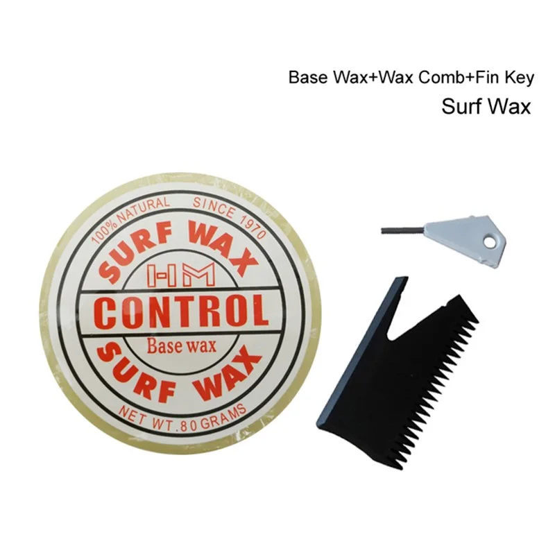 5 Kinds Water Temperature Anti-slip Surf Waxes Lightweight Fin Key And Wax Remove Comb High Quality Surfing Board Accessory