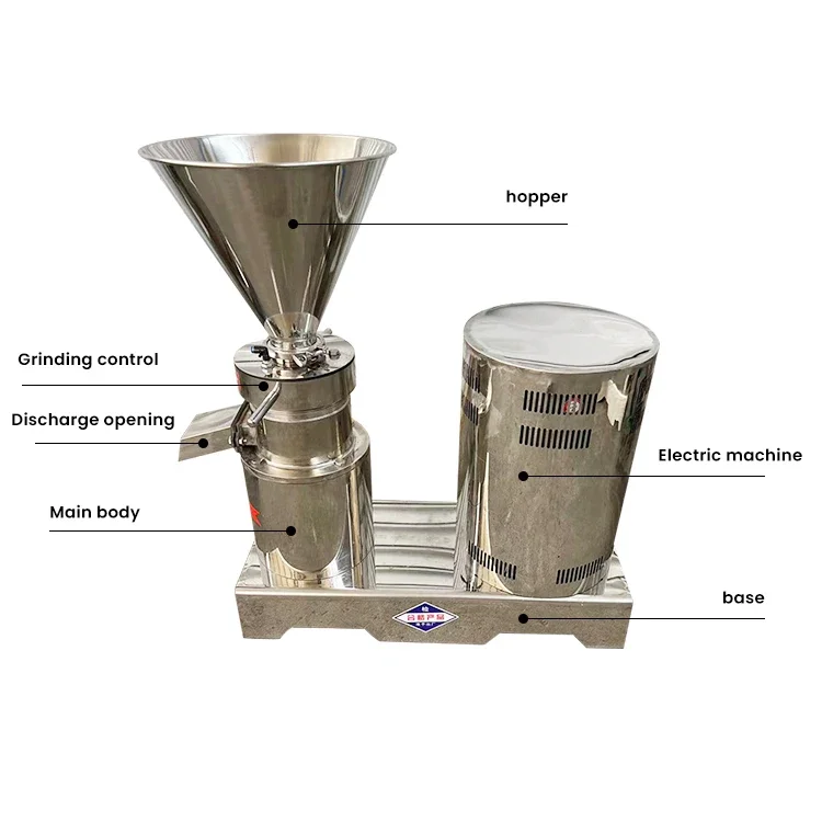 food grade colloid mill peanut butter making machine Multifunction  colloid mill