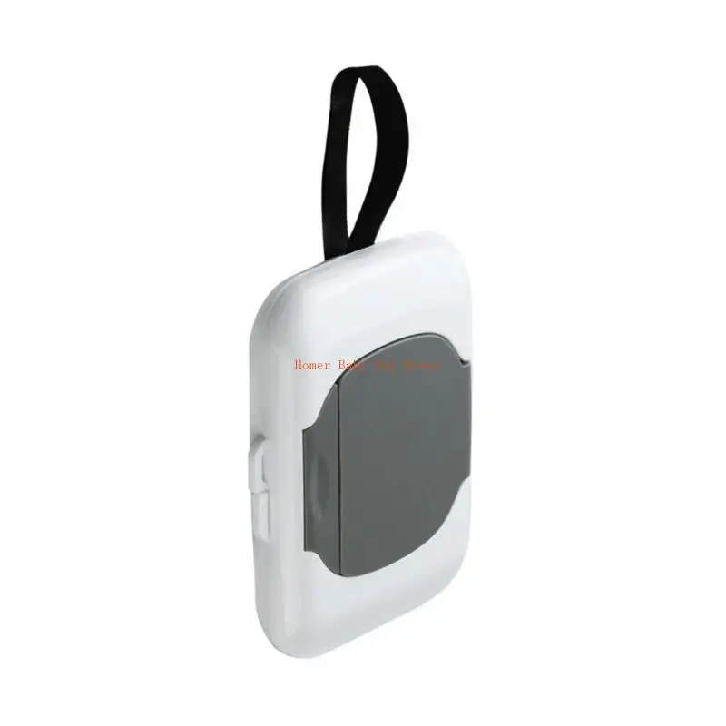 

J0PF Refillable Wipe Holder Reusable Travel Wet Wipe Container Baby Wipe Hanging Box