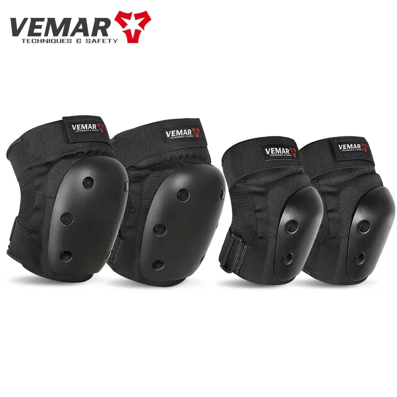 VEMAR Outdoor Sports Protective Gear Men Women Skating Riding Protection Equipment Motorcycle Bike Knee Pads Elbow Pads