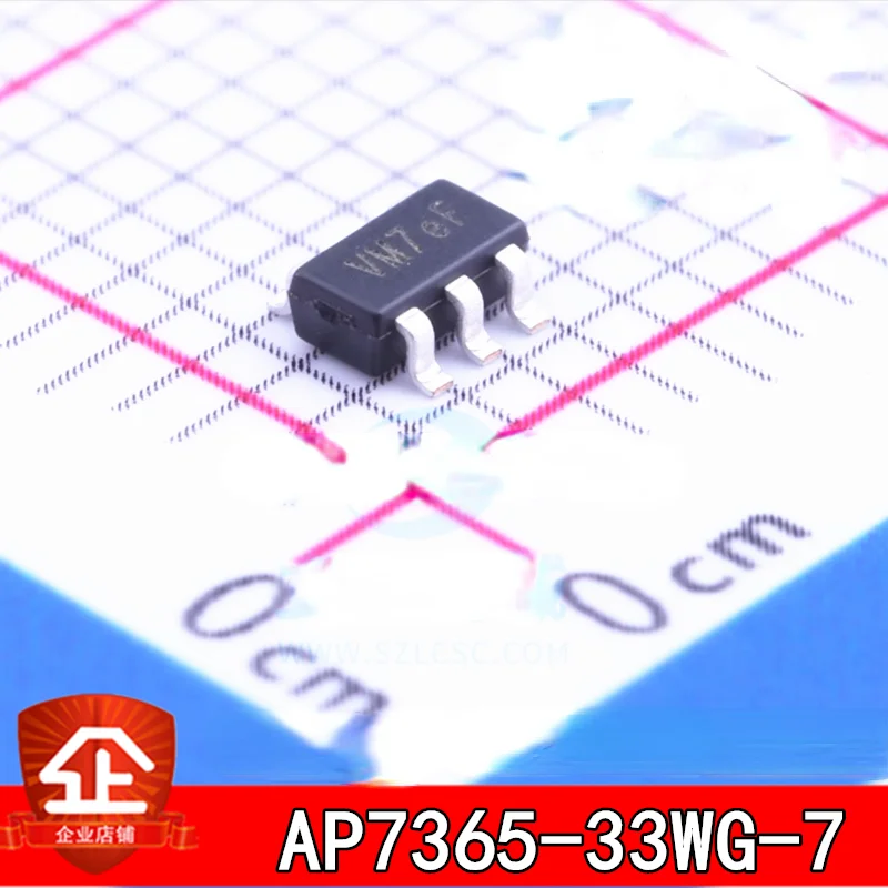 

20pcs New and original AP7365-33WG-7 Screen printing:VM3 LDO Voltage regulator chip SOT23-5 AP7365-33WG-7 SOT23-5 VM3