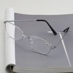 New Metal Flexible Reading Glasses Men Women Ultralight Soft Presbyopic Eyeglasses Unisex Eyewear Male Goggle Mirror Spectacle