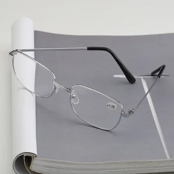 ใหม่โลหะยืดหยุ่นแว่นตาอ่านหนังสือผู้ชายผู้หญิง Ultralight Soft แว่นตา Presbyopic แว่นตา Unisex ชาย Goggle กระจกแว่นตา