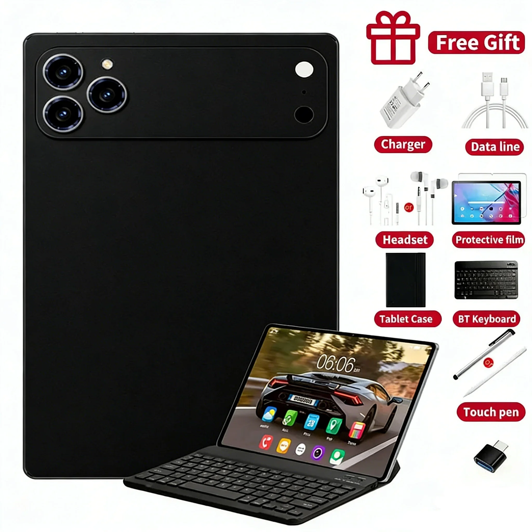 Black With keyboard