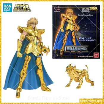 오리지널 반다이 세인트 클로스 신화 EX 레오 아이오리아 아올리야 2.0 인 주식 애니메이션 액션 컬렉션 피규어 모델 