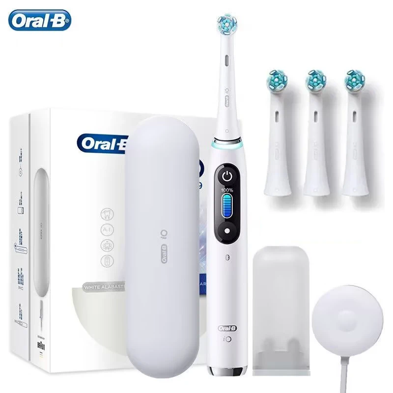 

Oral B iO9 Plus Electric Toothbrush Upgraded iO Series 3D Smart Pressure Sensor Visible AI Tracking Brush 7 Modes Tooth Brush