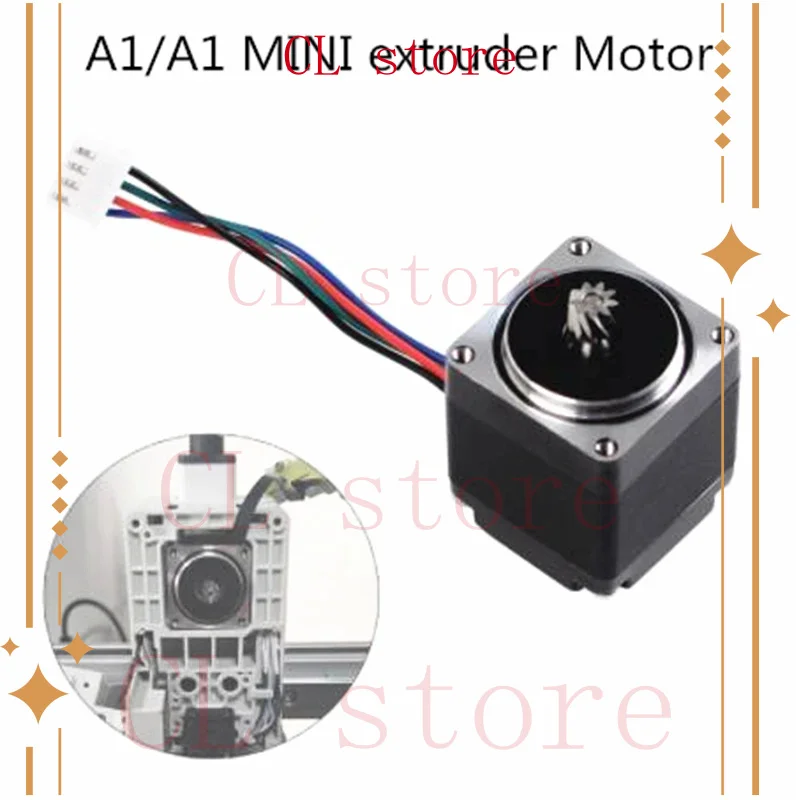 For Bambu Lab A1/A1 MINI extruder Motor 28 step motor with wire
