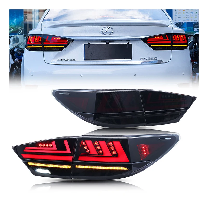 

Zhengwo Led Tail Lights For Lexus ES250 ES300 ES350 2013-2017 Back Light With Start Up Animation Sequential Indicator Rear Lamp