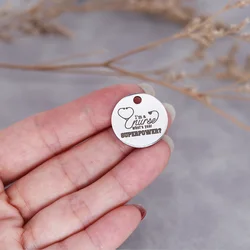 3Pcs/lot I'm A Nurse What's Your Superpower Laser Engraved Stainless Steel Charm For Jewelry Making Necklace Handmade DIY
