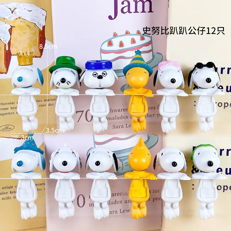 

New Hipper Angel Snoopy Blind Box Computer Mobile Phone Decoration Ornament Kawaii Mini Figure Anime Model Birthday Gift