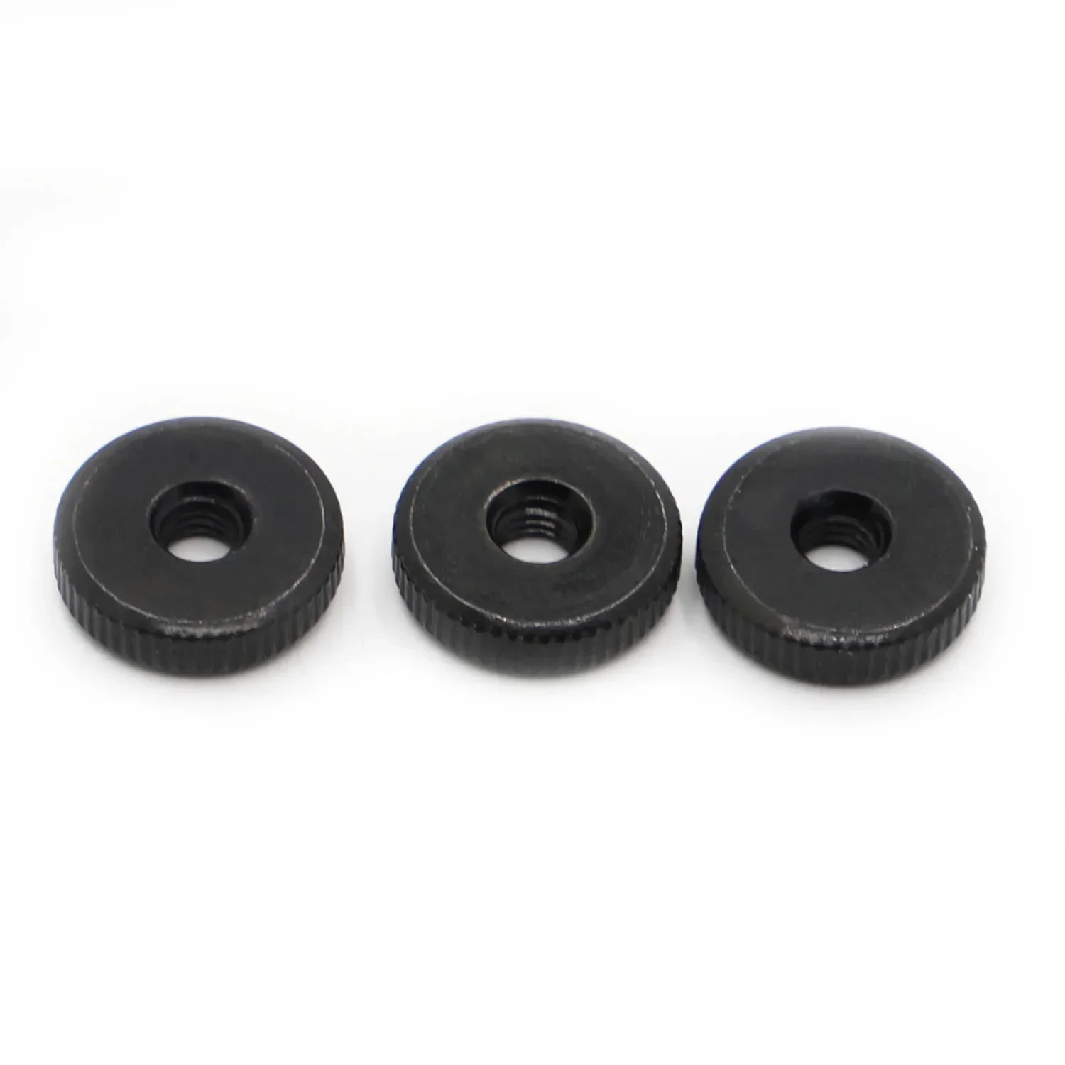 GB807 DIN467 M3 M4 M5 M6 M8 M10 Black Zinc Plated Carbon Steel Small Step Hand Tighten Nuts Knurled Thumb Nuts