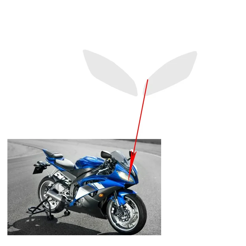 

Motorcycle Cluster Scratch Protection Film headlight Protector For YAMAHA YZF-R6 2006 2007 2008 2009 2010 2011-2016 accessories