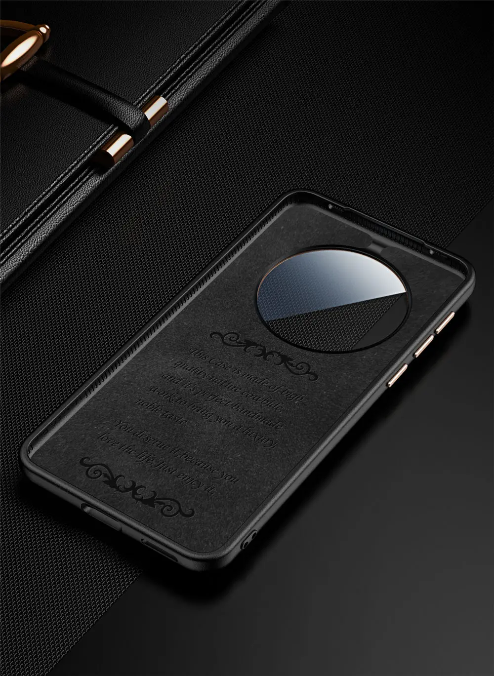 เคสลายลิ้นจี่หนังวัวแท้สำหรับ Honor Magic6 Pro 6 Business ปกป้องทุกส่วนของเครื่อง