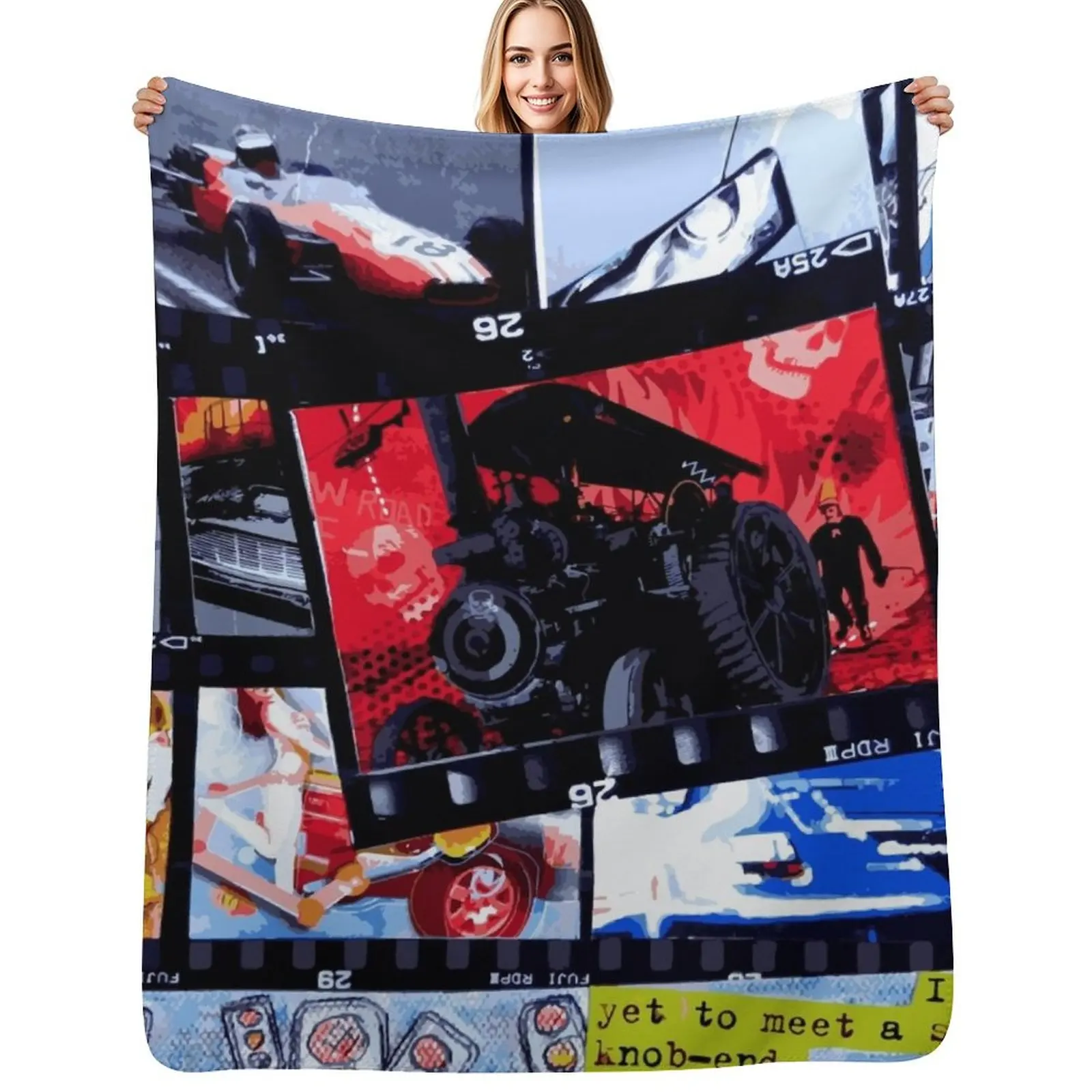 

Automania Throw Blanket Fade Resistant Durable Throw Blanket