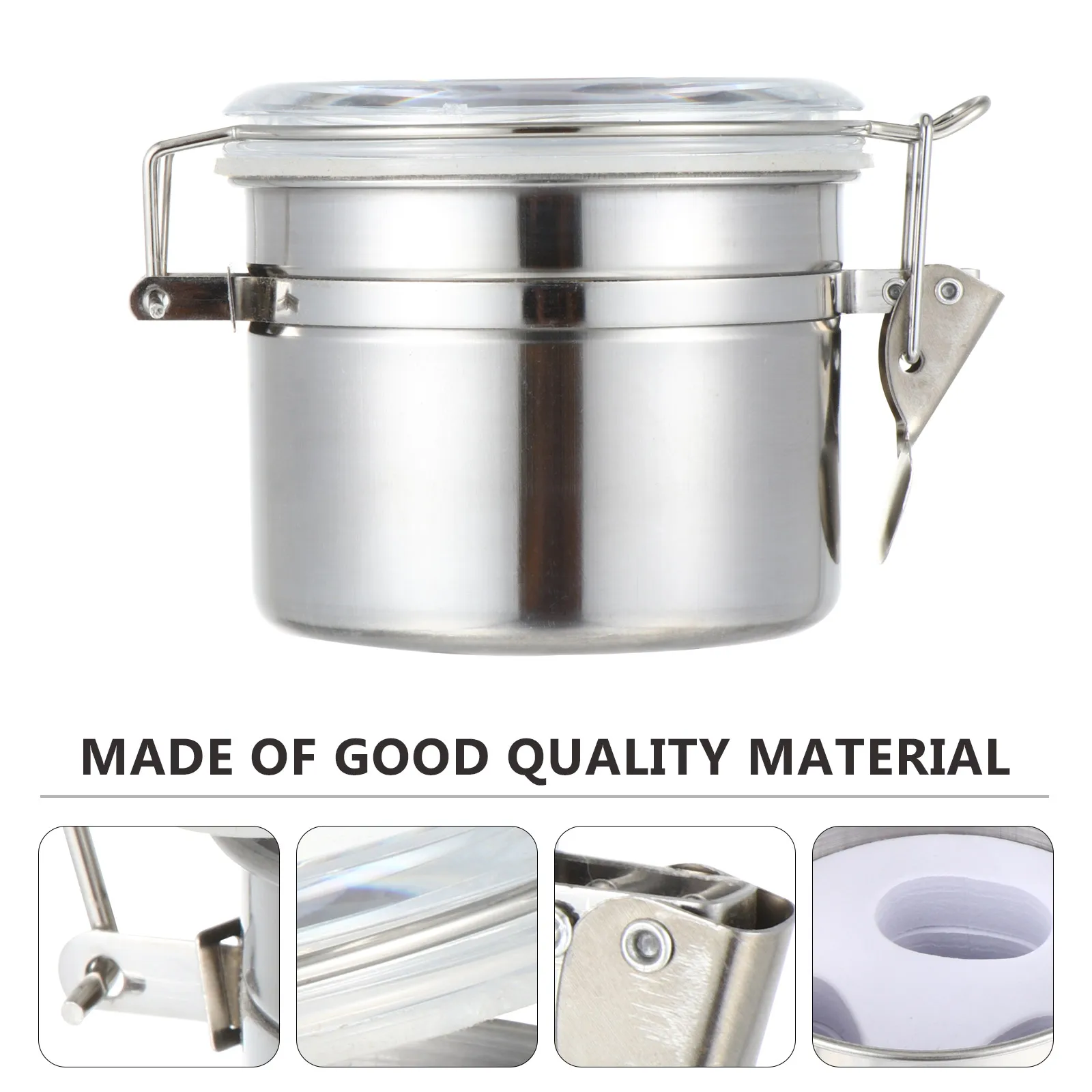 

Eyelash Glue Sealed Container Jar Professional Extension Halloween Silver Stainless Steel Baby