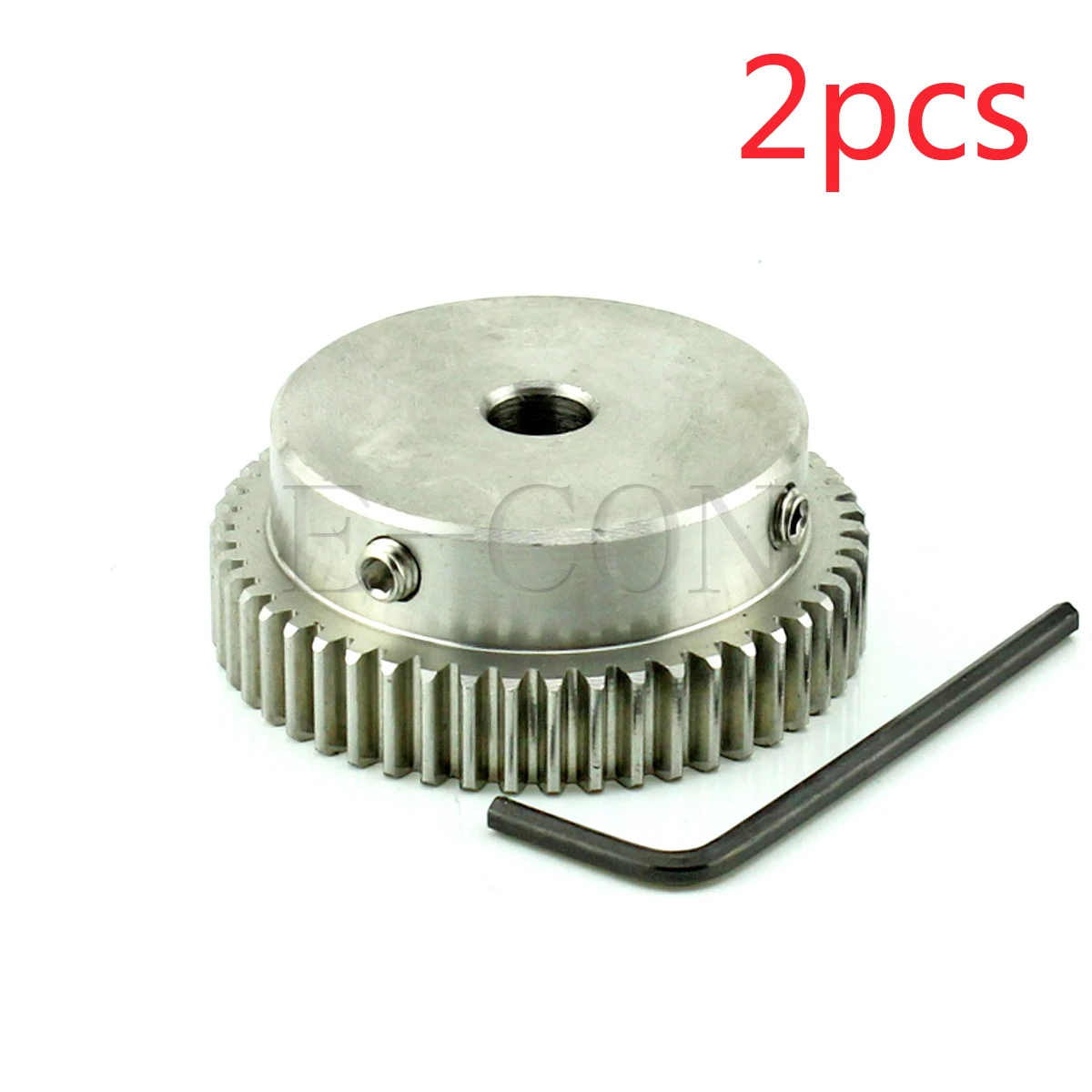 

2pcs 1 Module Stainless Spur Gear 1M-50T 50 Teeth Bore 8-15mm Teeth Width 10mm Motor Gear Wheel With Steps