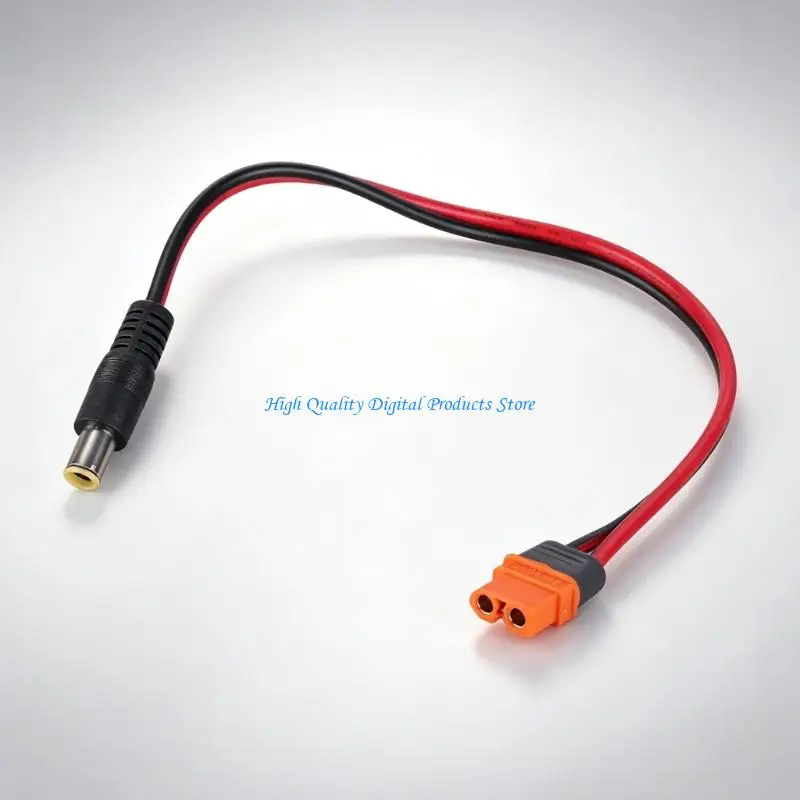 U2JE 14AWG XT60I to DC7909 Power Connection Cable 1 Meter Wire Line for Mobile Energy Storage Units and Solar Gear Use