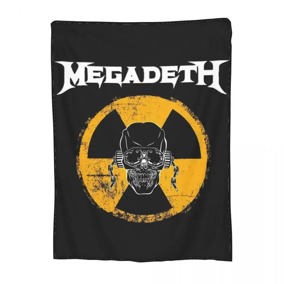 MegaDanger Megadeth Heavy Metal Band Blanket Flannel Printed Comfortable Lightweight Throw Blanket for Home Bedroom Bedspreads