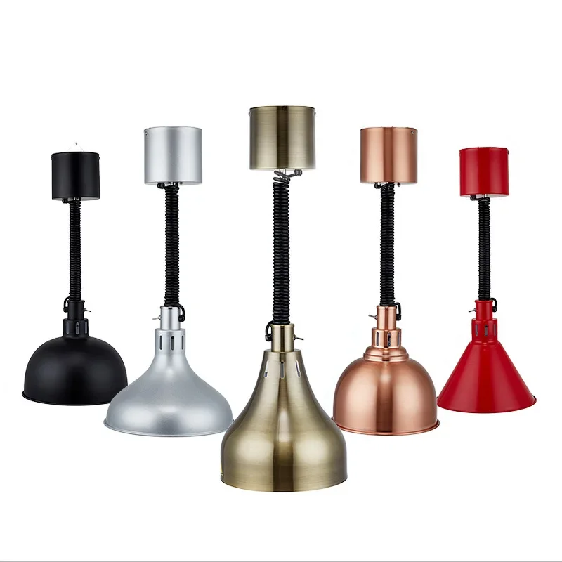 

Hotel Western Restaurant Retractable Insulation Light Buffet Food Insulation Light 304 Lifting Hanging Single Head