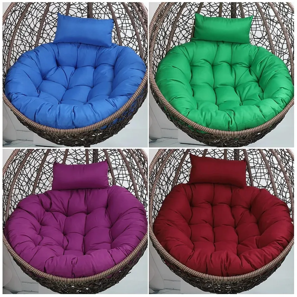 105cm Swing Chair Mat Hammock Outdoor Supply Round Pouf Cushion Thickened Floor Cushions Egg Chair Cushion Seat Pad Tatami