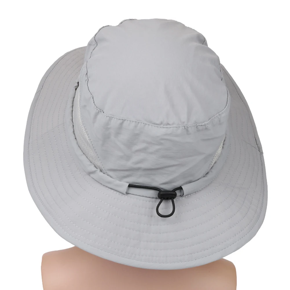 

Quick Dry Sun Hat for Hiking Fishing Outdoor Activities with Large Brim UPF 50 Lightweight Adjustable Mesh Breathable Men Women