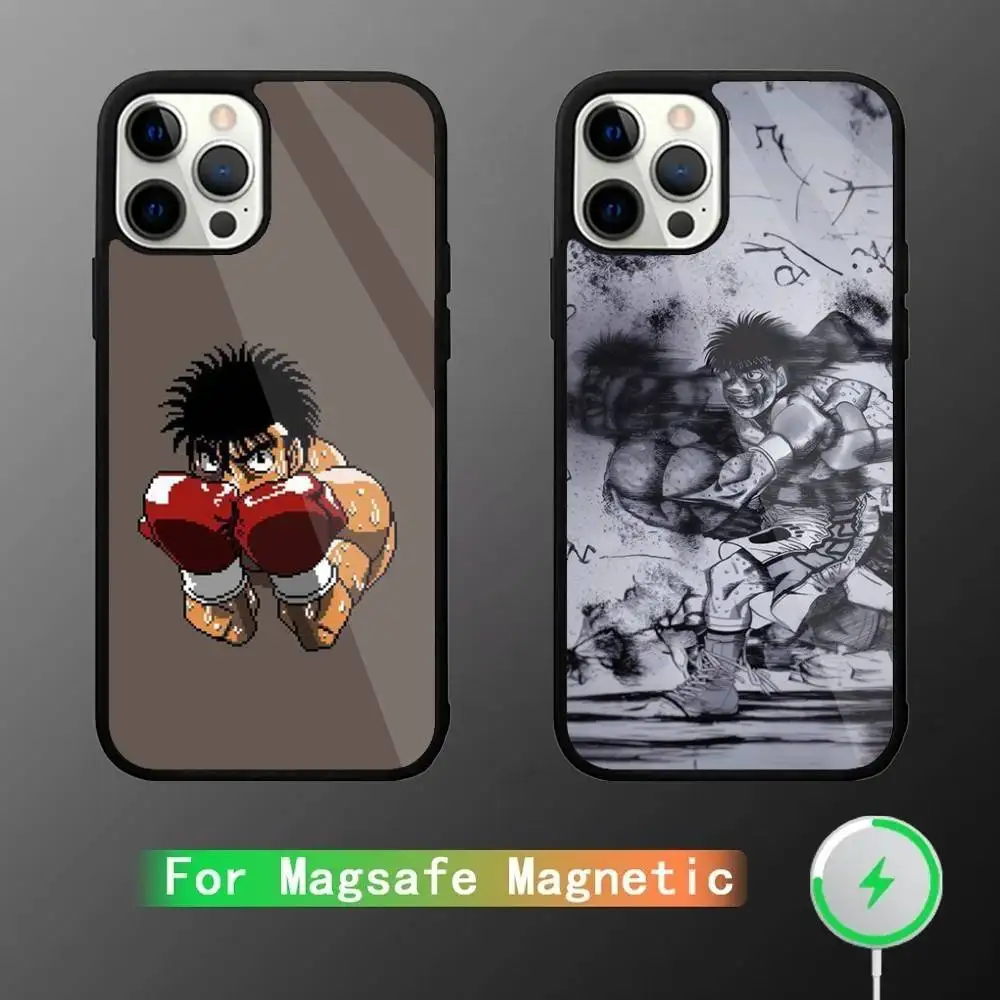 

Boxing H-Hajime no Ippo Phone Case For iPhone 16,15,14,13,12,11,Pro,Max,Plus,Mini,SE New Magsafe Magnetic Wireless Charging