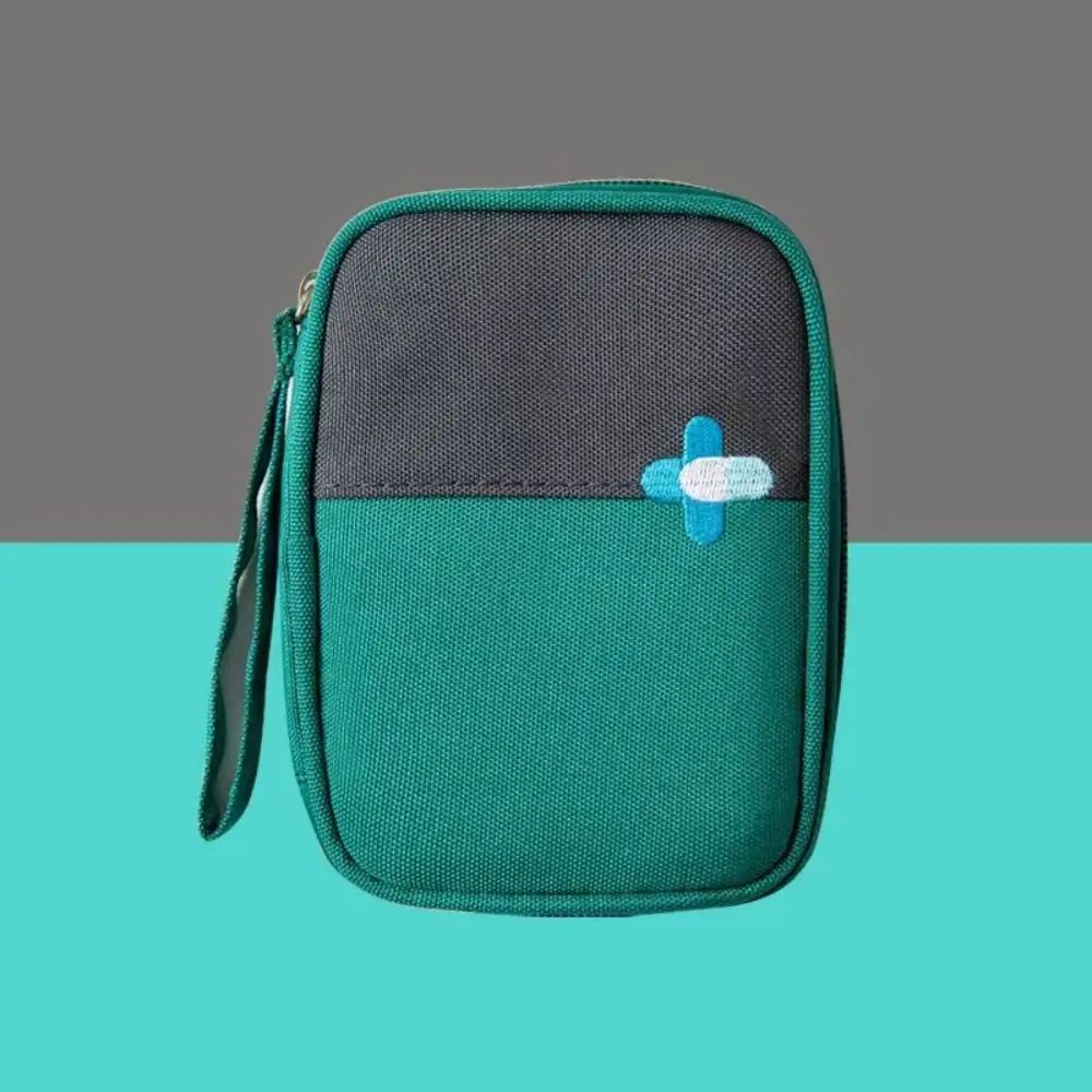 Mini bolsa de Medicina de tela Oxford, bolsa de almacenamiento de Medicina de gran capacidad, bolsa de supervivencia de emergencia