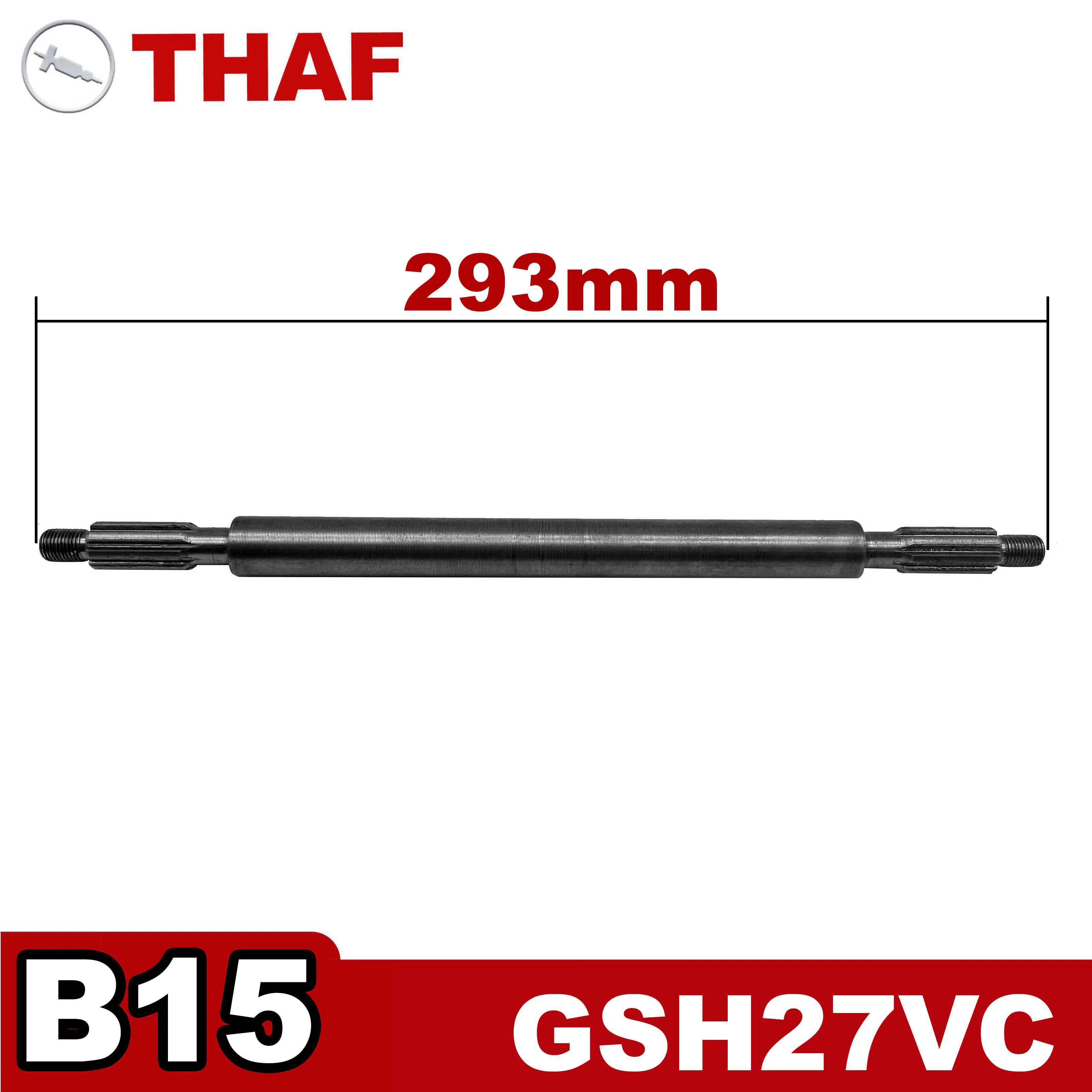 قطع غيار بديلة لعمود مسنن لمطرقة الهدم من بوش GSH27 GSH27VC B15