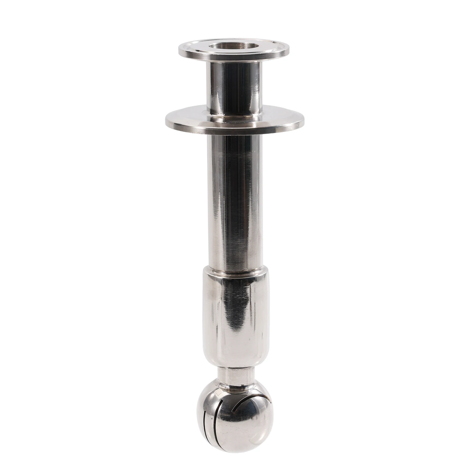 

Rotating CIP 1.5inch (50.5mm) Tri Clamp Inlet welded in 2inch (64mm) Tri Clamp Cap Homebrew Beer Tank 304 Stainless Sanitary