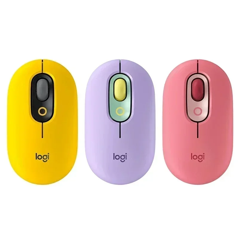 Logitech POP Mouse Wireless Mouse SilentTouch Technology Precision/Speed Scroll Compact Design Bluetooth USB Multi-Device