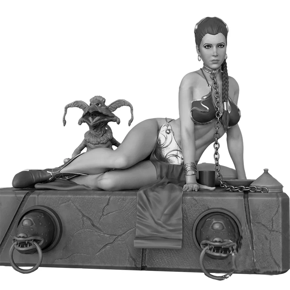 Leia Slave Princess Figure 1:16 Miniature Figure Resin Model Kit Unpainted Plastic Model Kit A465